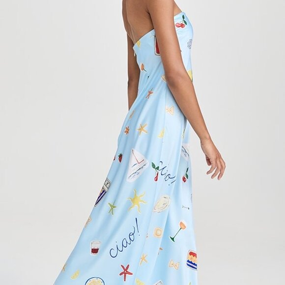 For Love & Lemons Carla Strapless Maxi Dress - Picture 3 of 4